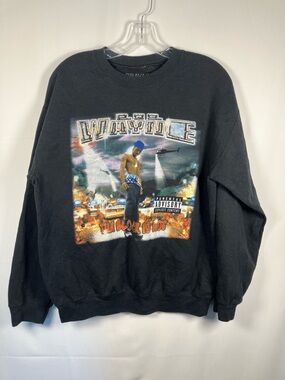 Bravado Black Crewneck Sweater- Lil’ Wayne: The Block Is Hot